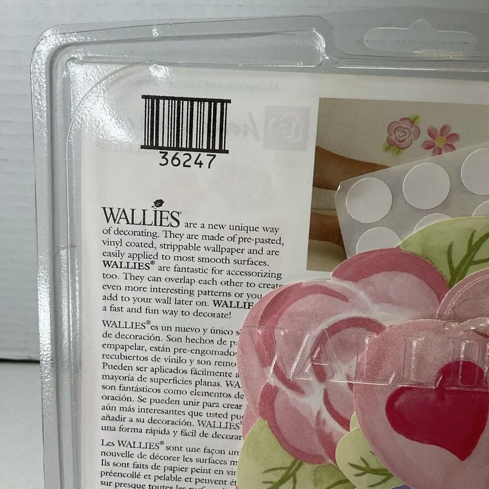 Vtg Wallies Home Interiors‎ Girly  Removable Paper Cutouts #36247 Made In USA